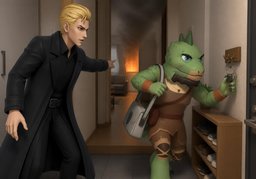 Le feu se propage !のイラスト