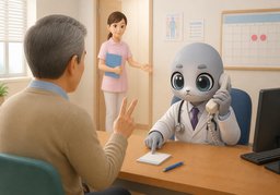Les symptômes ont commencé il y a ~.のイラスト