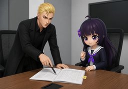 Veuillez regarder ~.のイラスト