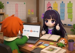 Nous prévoyons ~.のイラスト