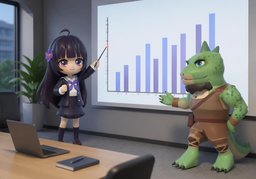 Sur ce graphique, l'axe vertical représente ~.のイラスト
