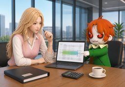 L'intervalle est compris entre ~ et ~.のイラスト