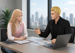 La perte estimée est de ~.のイラスト