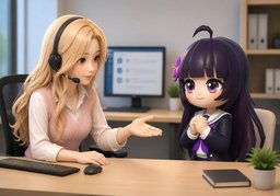 Nous mettons tout en œuvre pour ~.のイラスト