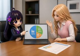 Le prix se décompose en ~.のイラスト