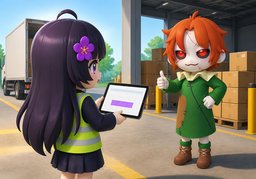 Nous accordons ~.のイラスト