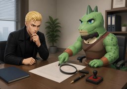 La résiliation est possible sous ~.のイラスト