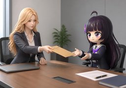 Merci d'accuser réception.のイラスト