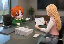 Tenez-moi au courant de ~.のイラスト