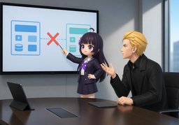 Ce n'est pas compatible avec ~.のイラスト