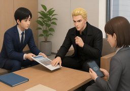 Mettons ~ en attente.のイラスト