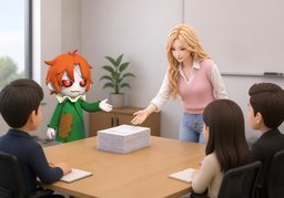 Qui s'occupera de ~ ?のイラスト