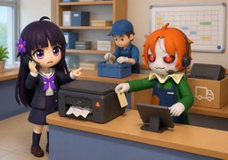 Nous prendrons en charge ~.のイラスト