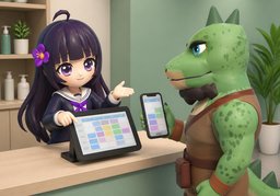 Nous vous contacterons pour convenir d'~.のイラスト