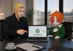 Comme convenu, ~.のイラスト