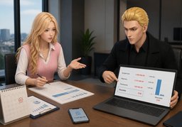 Nous manquons de ~.のイラスト