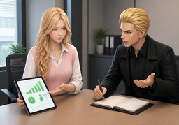 Mon auto-évaluation est ~.のイラスト