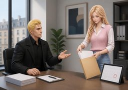Nous vous serions reconnaissants de ~.のイラスト