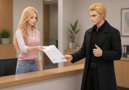 Merci d'accuser réception de ~.のイラスト