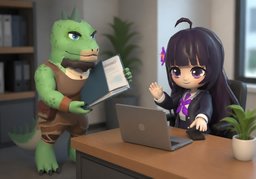 Je me permets de relancer ~.のイラスト