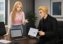 En vous remerciant par avance.のイラスト