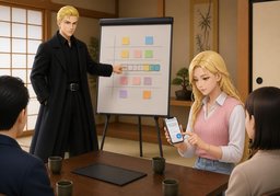 Allouons ~ minutes à ~.のイラスト
