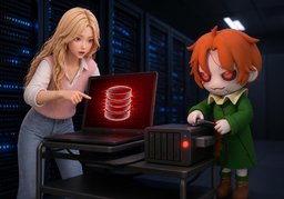 ~ est corrompu.のイラスト