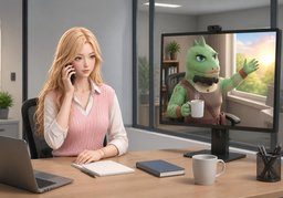 Quand puis-je vous ~ ?のイラスト