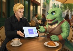 Puis-je vous montrer comment ~ fonctionne ?のイラスト
