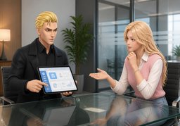 Notre entreprise se spécialise dans ~.のイラスト