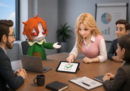 Je participerai.のイラスト