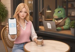 Validation en attente.のイラスト