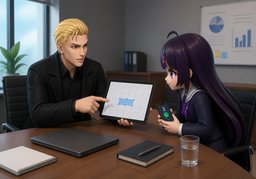 Prenons un temps de réflexion de ~.のイラスト