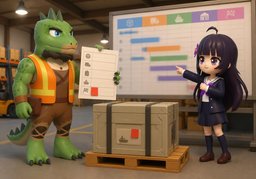 Quel est le calendrier pour ~ ?のイラスト