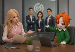 Notre société.のイラスト