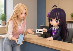 Quel numéro puis-je contacter ~ ?のイラスト