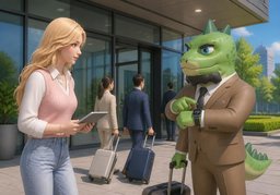 À quelle heure comptez-vous arriver ?のイラスト