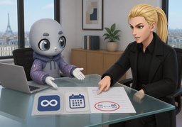 Quelle forme de contrat préférez-vous pour ~ ?のイラスト