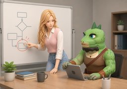 Essayons de ~.のイラスト