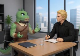 J'ai quitté mon précédent emploi parce que ~.のイラスト