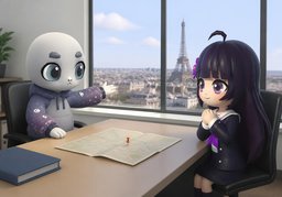 Le poste est-il à ~ ?のイラスト