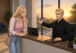 La personne sera de retour vers ~.のイラスト