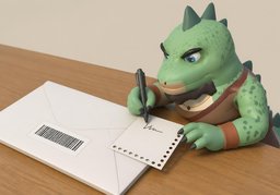 挂号信のイラスト