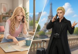 Je séjourne à ~.のイラスト
