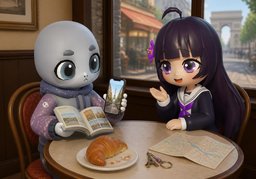 Je suis déjà venu dans ~.のイラスト