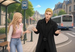 Je ne me souviens pas.のイラスト