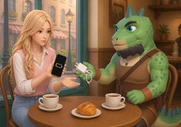 Je n'ai plus de batterie sur ~.のイラスト