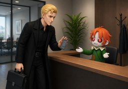Pouvez-vous m'attendre ~ minutes ?のイラスト