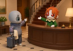 Puis-je monter à ~ ?のイラスト