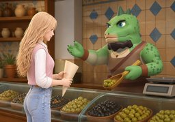 Avez-vous ~ en vrac ?のイラスト